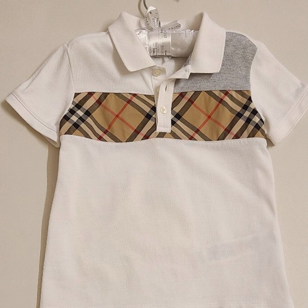 Burberry Polo - 4Y, White